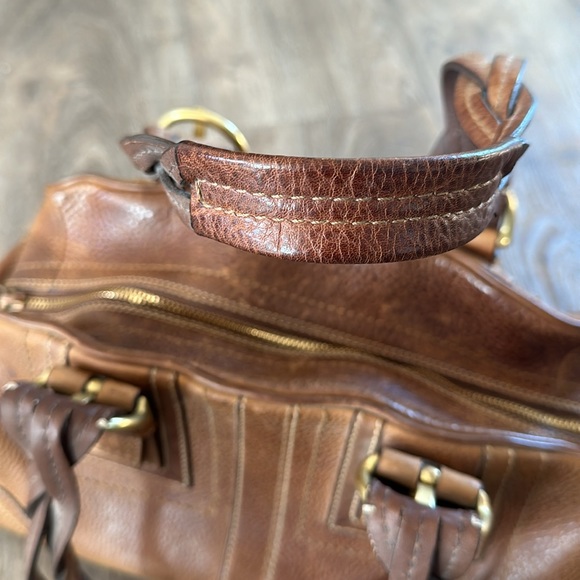 Rustic Leather Coach bag - Picture 8 of 13